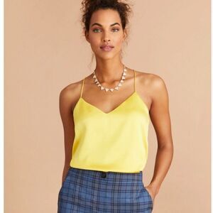 Mango yellow cami blouse top